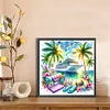 Diamond Painting-DIY Full Round Drill Seaside Vacation