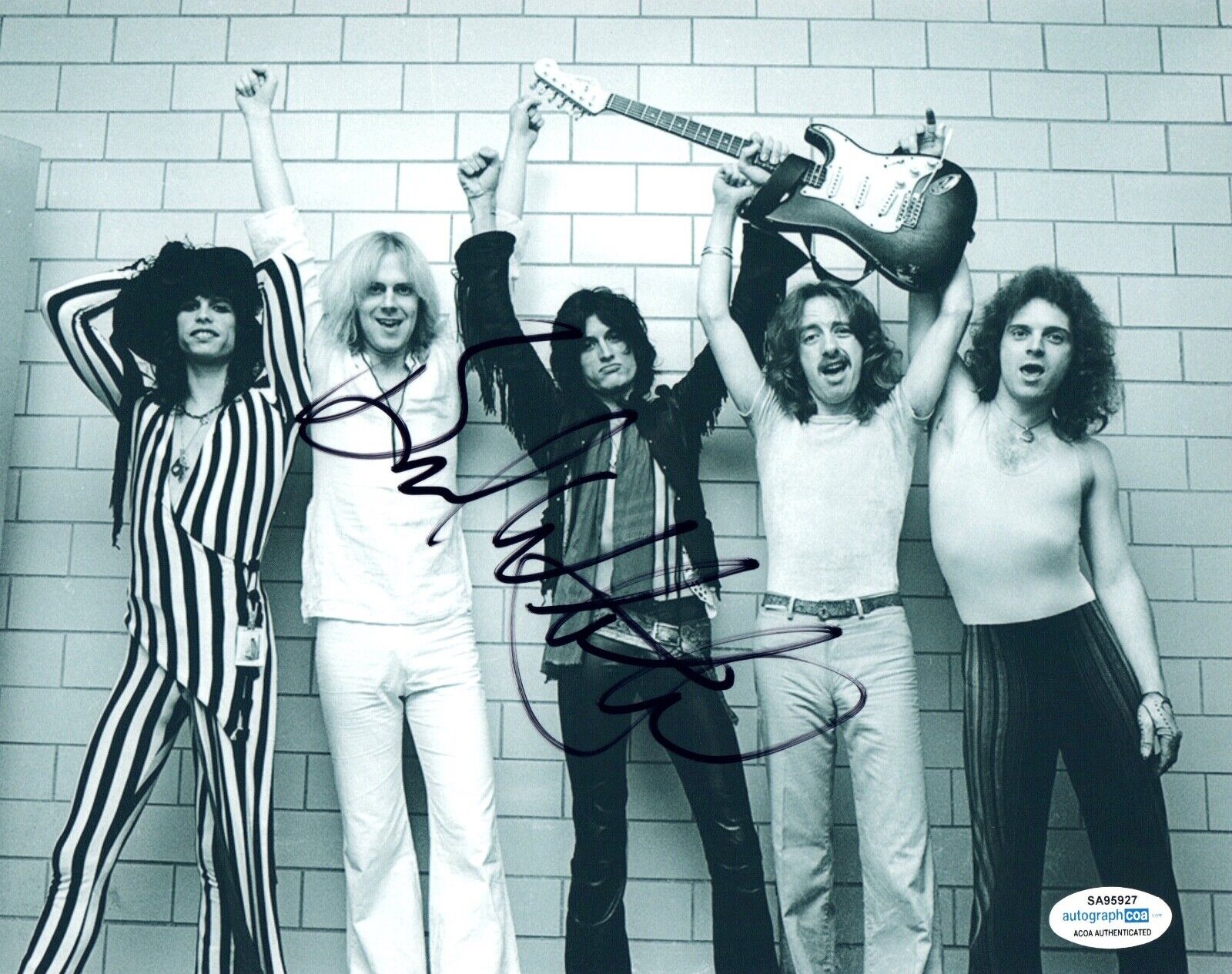 Brad Whitford Signed Autographed 8x10 Photo Poster painting Aerosmith Guitarist ACOA COA