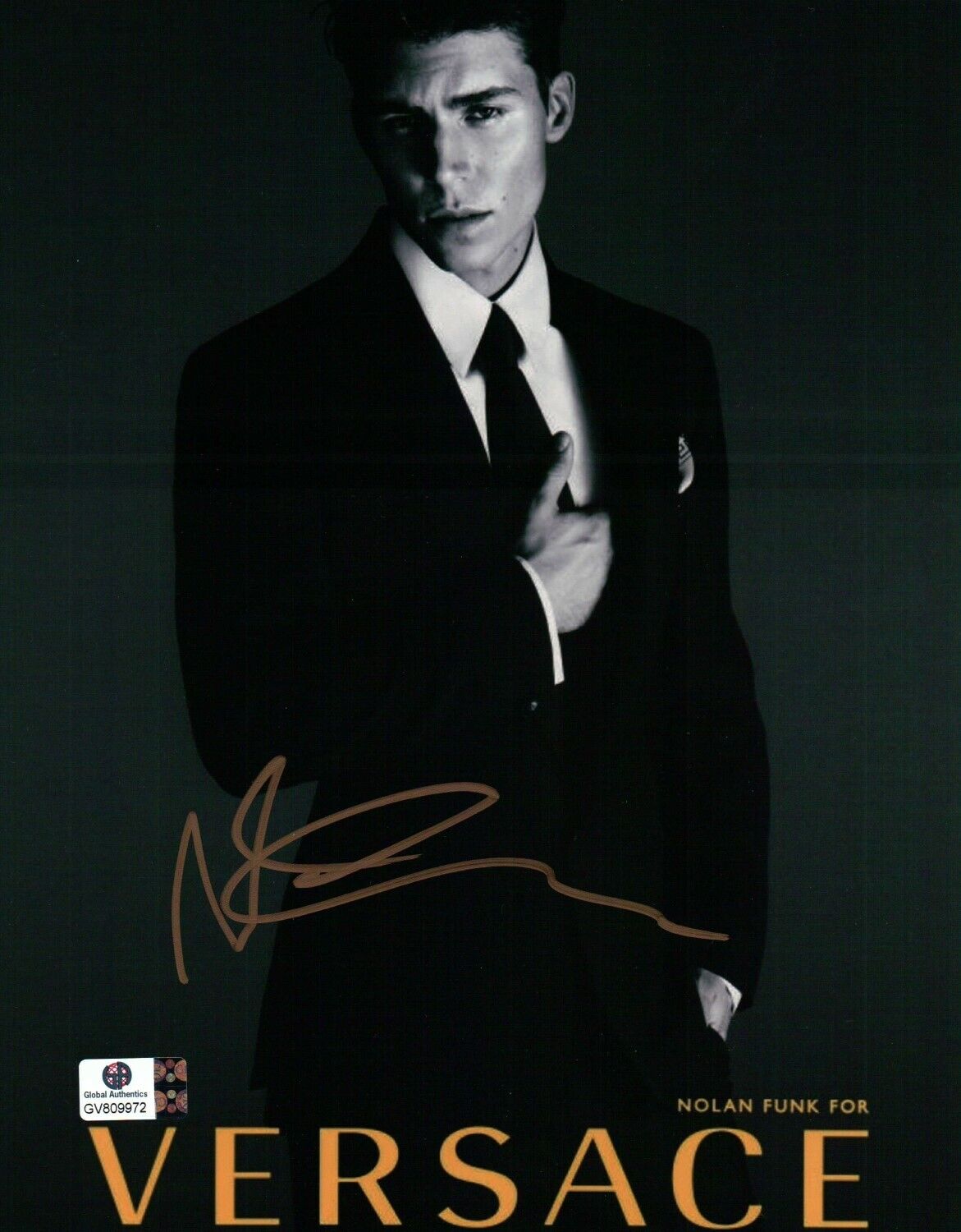 Nolan Funk Signed Autographed 8X10 Photo Poster painting Glee Sexy Versace Suit GV809972