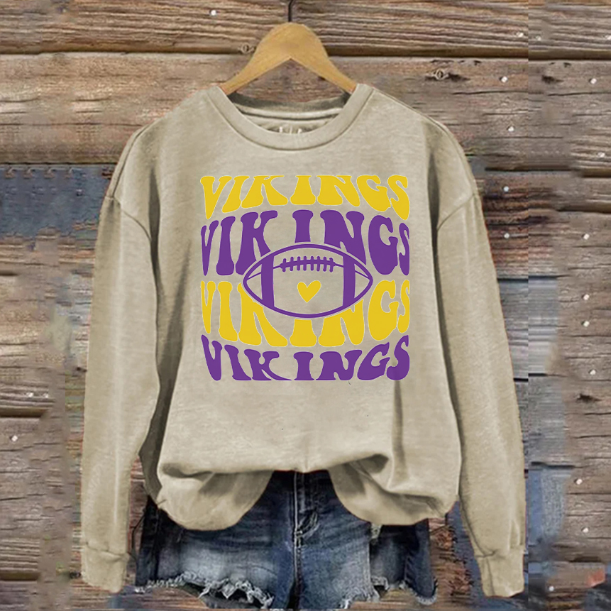 Vikings Printed Sweatshirt