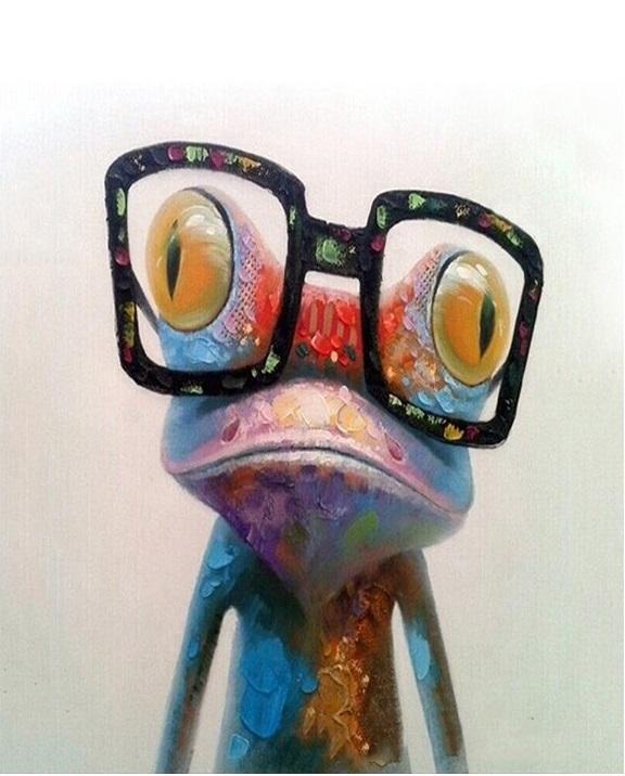 

Funny Frog – Paint By Numbers - 40*50CM, 501 Original