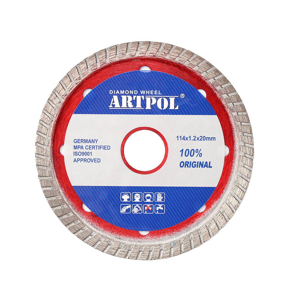 

Porcelain Tile Ceramic Diamond Saw Blade Disc for Angle Grinder (Red), 501 Original