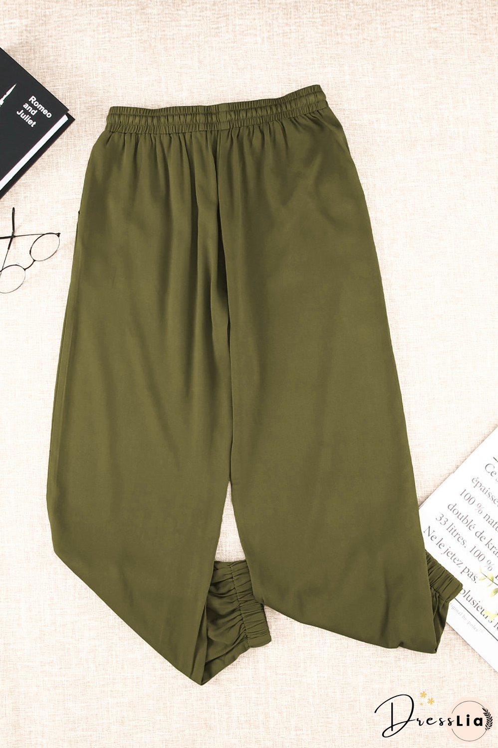 Drawstring Waist Joggers with Pockets
