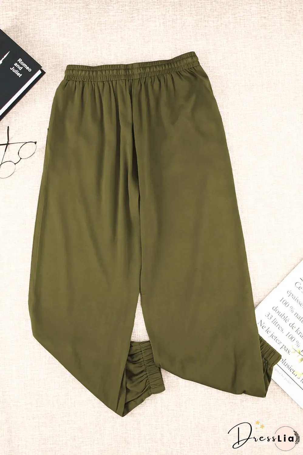 Drawstring Waist Joggers with Pockets