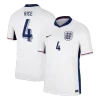 RICE #4 England Home Soccer Jersey EURO 2024