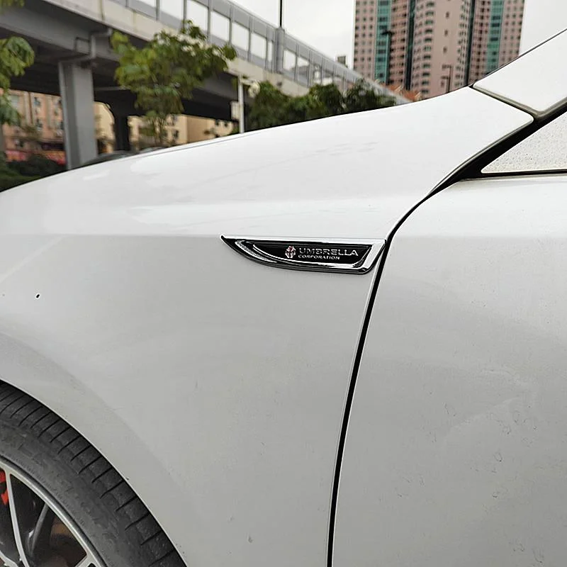 3D streamlined body side logo decoration (2 pieces)