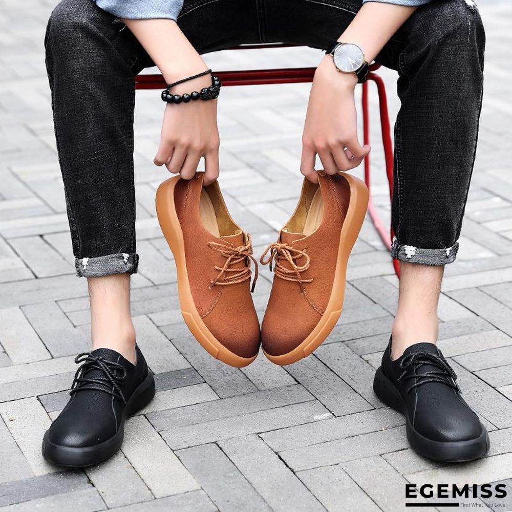 Casual Shoes Loafers Men Shoes Quality Handmade Leather Shoes Men Flats Moccasins Shoe | EGEMISS