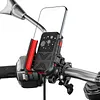 Cooling Motorcycle Phone Mount with USB/TYPE-C Charging Port Motorcycle Phone Holder 360 Rotation Cellphone Cradle Adjustable for 5.4-7.8 Inch Smartphone (Handlebar)