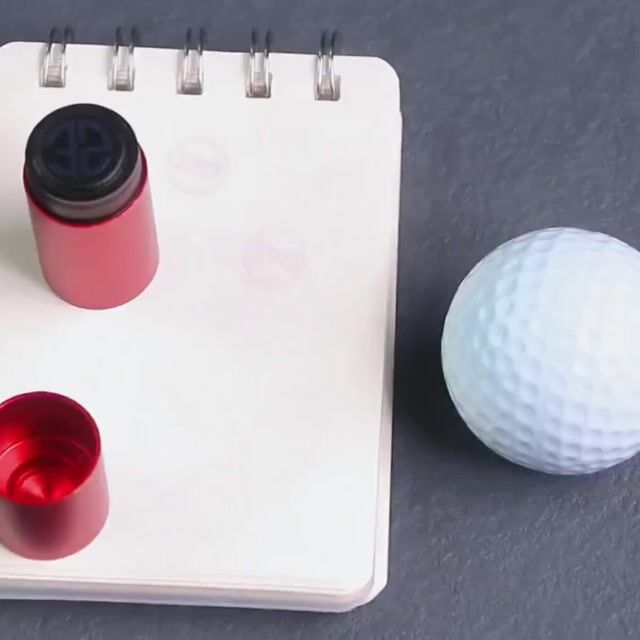 Custom Golf Ball Stamp, Personalized Golf Ball Stamp, Golf Ball Stamp Markers with Logo Monogram, Waterproof Ink Customizable Golf Ball Stamp, Gifts for Dad & Golfers, Golf Accessories
