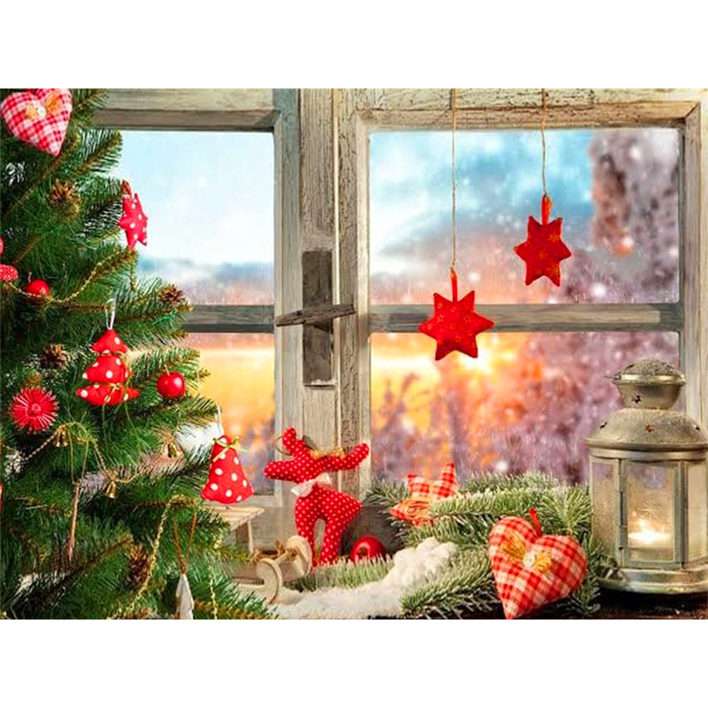 

40*30CM - Round Drill Diamond Painting - Christmas, 501 Original