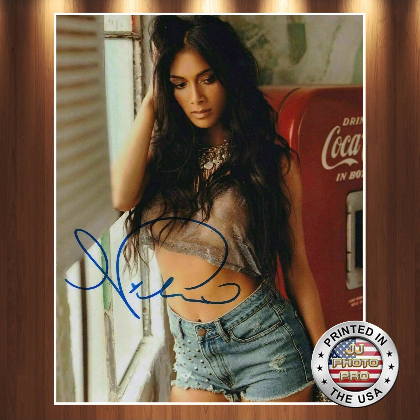 Nicole Scherzinger Autographed Signed 8x10 Photo Poster painting (Pussy Cat Dolls) REPRINT