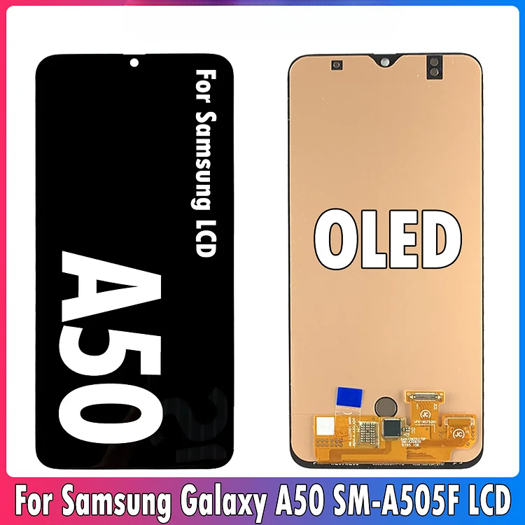 6.4" OLED  Samsung A50 LCD SM-A505F SM-A505G Display Touch Screen Digitizer Assembly  Samsung A50 LCD acement Repair PartsSM-LCD