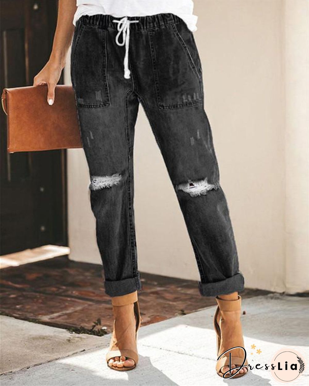 Women's Classic Urban Fashion Denim Bottoms Jeans Skinny Pants