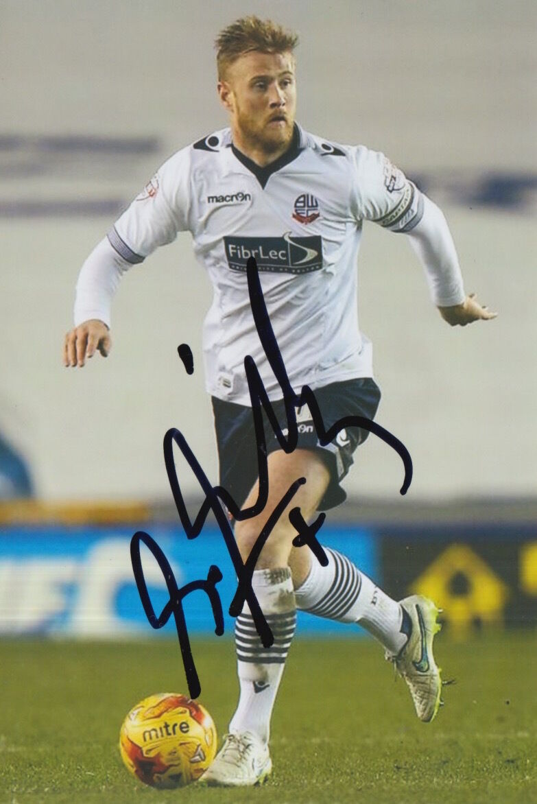 BOLTON WANDERERS HAND SIGNED MATT MILLS 6X4 Photo Poster painting 1.