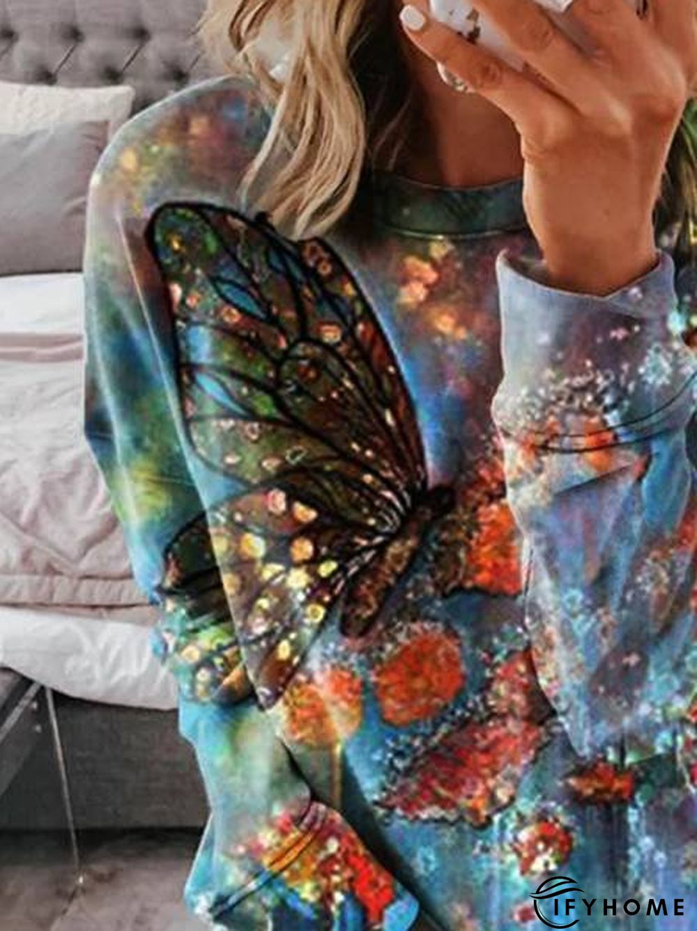 Casual Crew Neck Long Sleeve shirt & Tunic Top | IFYHOME