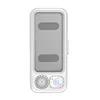 Bathroom Waterproof Phone Mount with BT Speaker 60 Degree Adjustable Angle Anti-Fog Shower Phone Stand No-Drill Wall Mount with Touchscreen for Bathroom Accessory Adults