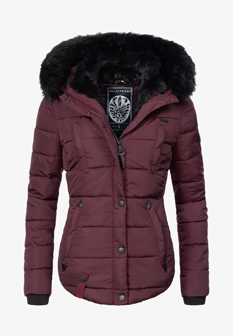 Ladies winter jacket Red wine