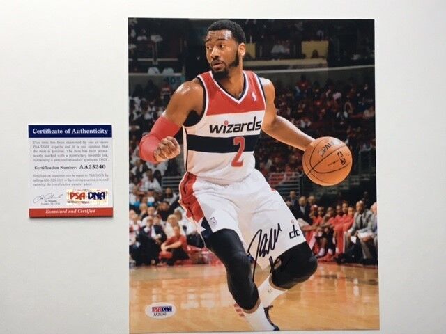 John Wall Hot! signed Washington Wizards Beal 8x10 Photo Poster painting PSA/DNA cert