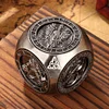 New 7-in-1 rotating DND metal dice polyhedral dice