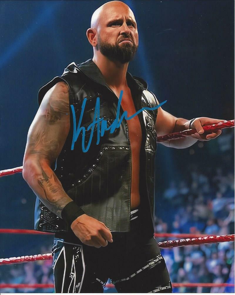 Karl Angerson autographed 8x10 WWE#2