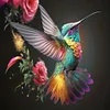 【Limited Stock Sale】Hummingbird Flower - 11CT Stamped Cross Stitch 40*40cm