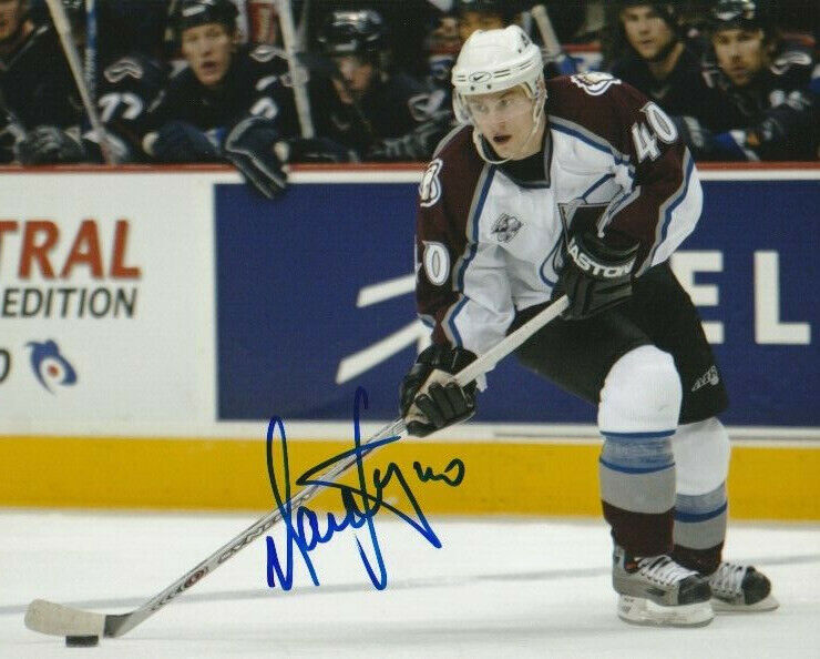 MAREK SVATOS SIGNED COLORADO AVALANCHE 8x10 Photo Poster painting #3 Autograph