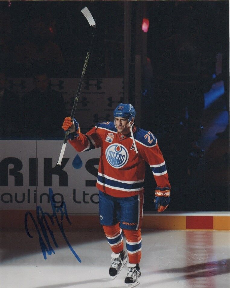 Edmonton Oilers Milan Lucic Autographed Signed 8x10 NHL Photo Poster painting COA #1