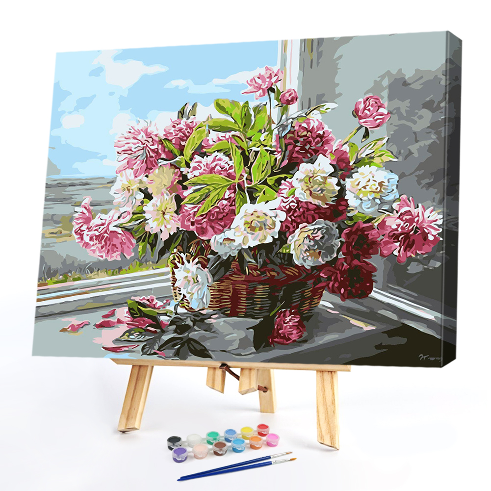 

40*50CM - Paint By Numbers - Flower, 501 Original