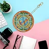 1PC DIY Diamond Painting Stained Glass Lettter Keychain