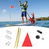 Kayak Flag Mount Kit with Screws Base Boat Flag Mount Set for Kayak Canoe Boat
