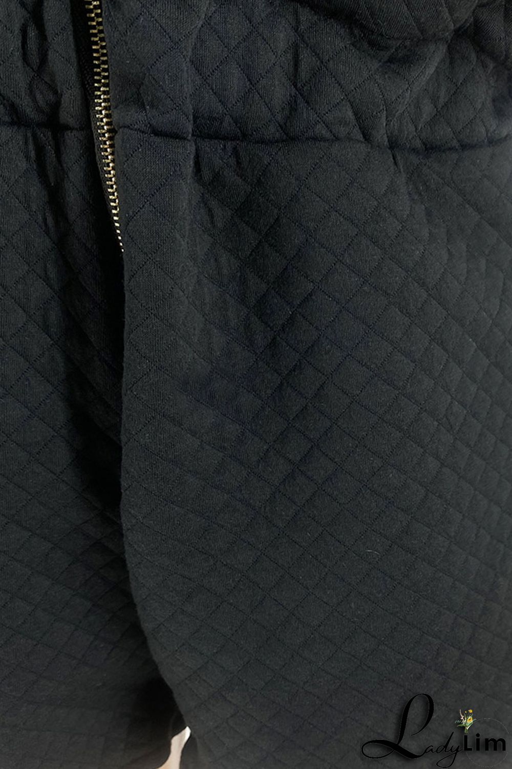 Army Green Casual Solid Patchwork Zipper Hooded Collar Straight Jumpsuits