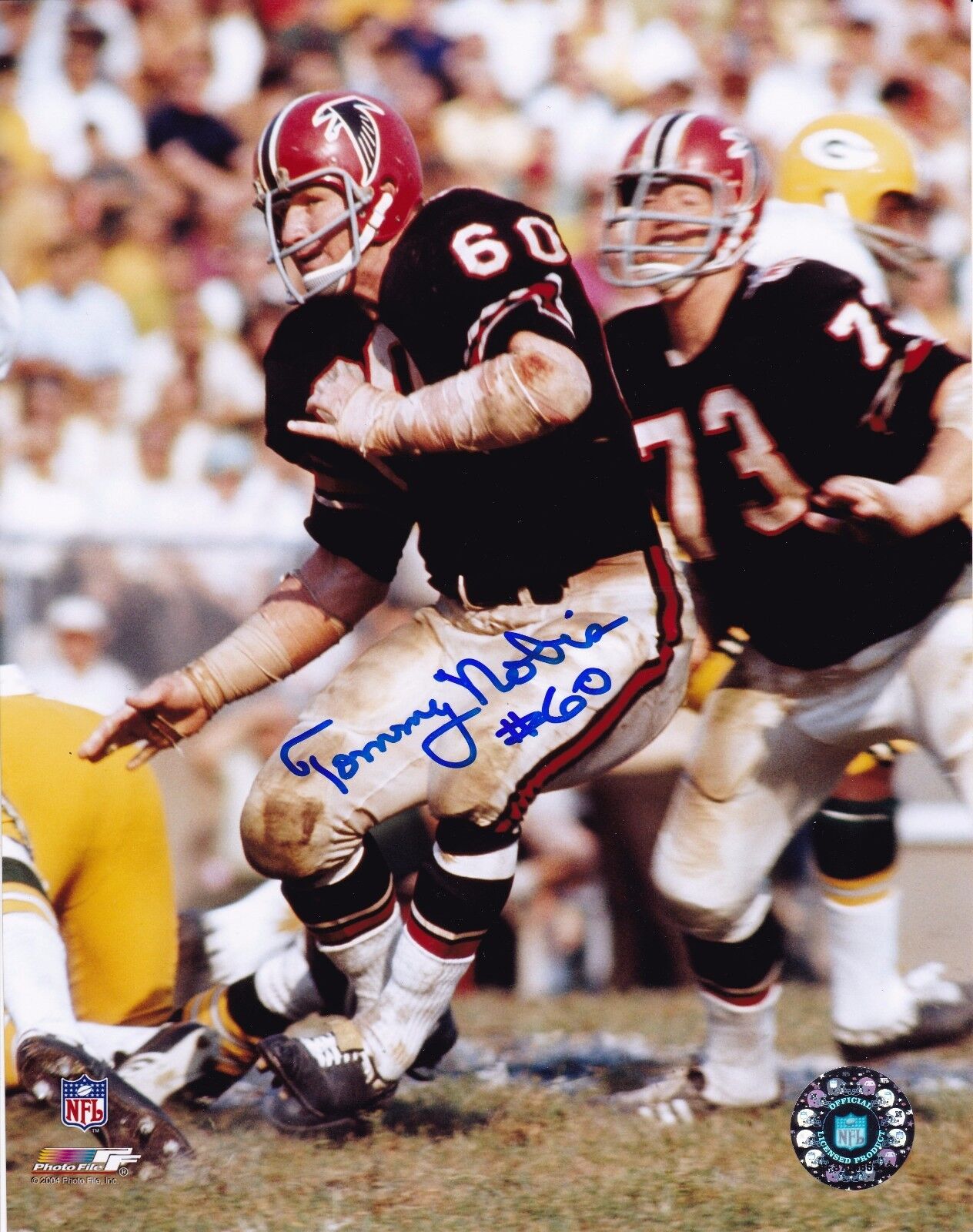 Tommy Nobis autographed 8x10 Atlanta Falcons#1