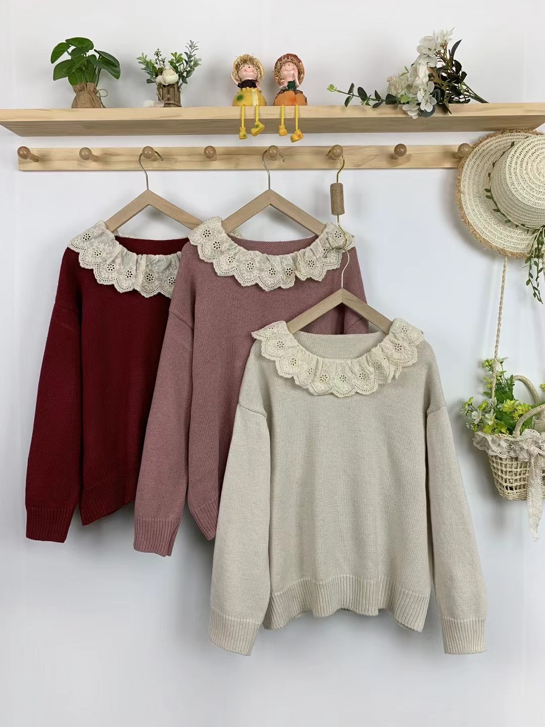 Chicfifth Sweater Women Winter Long Sleeve High Quality Autumn Vintage Top Knitted Cardigan