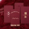 6PCS Chinese Wedding Red Packet Envelope