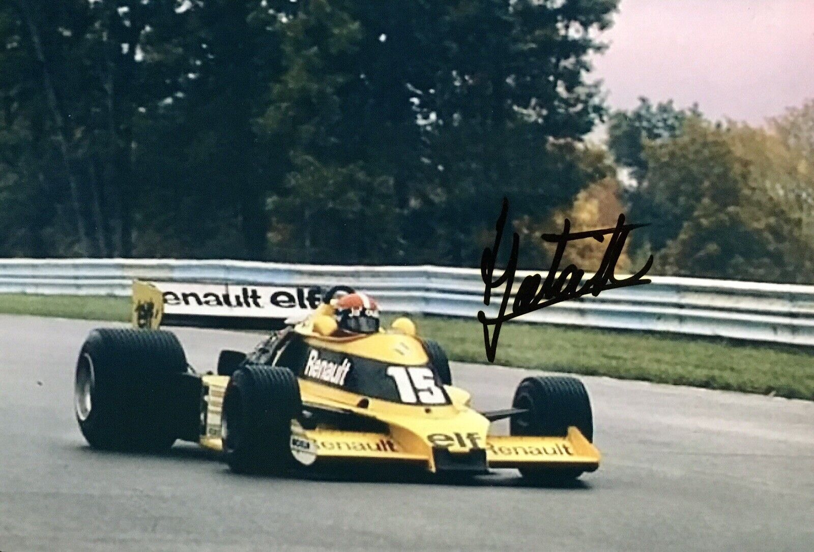 Jean-Pierre Jabouille Signed Photo Poster paintinggraph