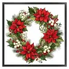 Christmas Wreath-11CT Counted Cross Stitch 40*40cm tapestrymarket