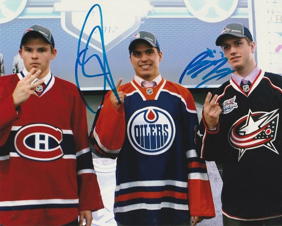 NAIL YAKUPOV & RYAN MURRAY SIGNED 2012 NHL DRAFT 8x10 Photo Poster painting! EDMONTON OILERS