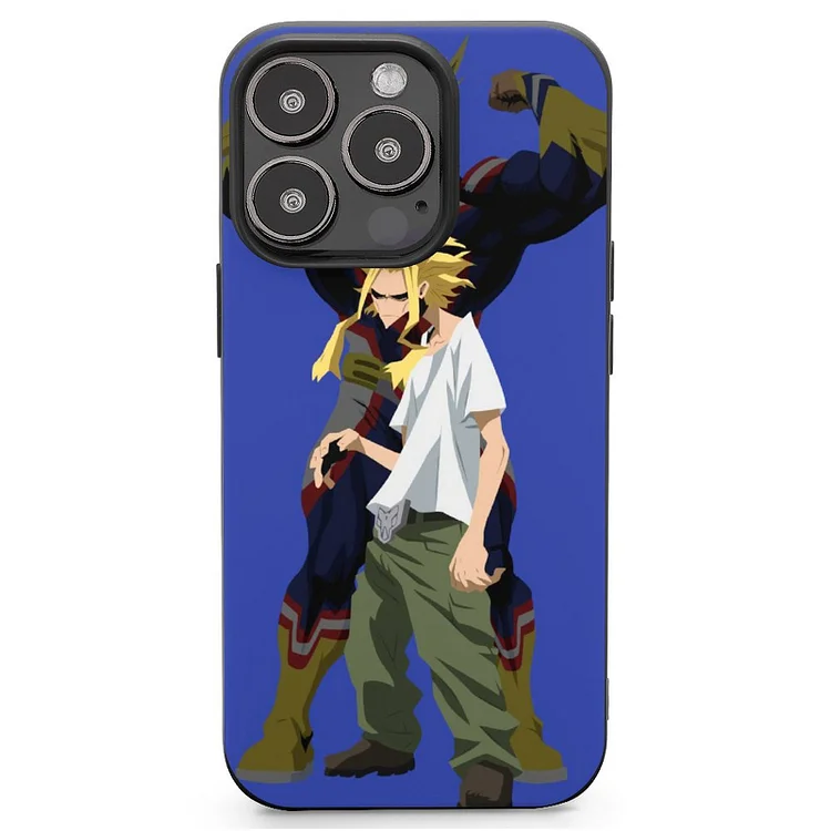 All Might Toshinori Yagi Anime My Hero Academia Phone Case Mobile Phone Shell IPhone 13 and iPhone14 Pro Max and IPhone 15 Plus Case - Heather Prints Shirts