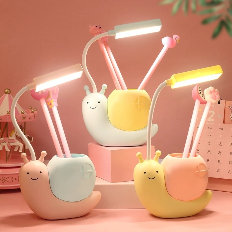 Spot Cartoon Rechargeable Desk Lamp Learning Led Eye Protection Desk Lamp Creative Dormitory Student Desk Lamp Small Gifts