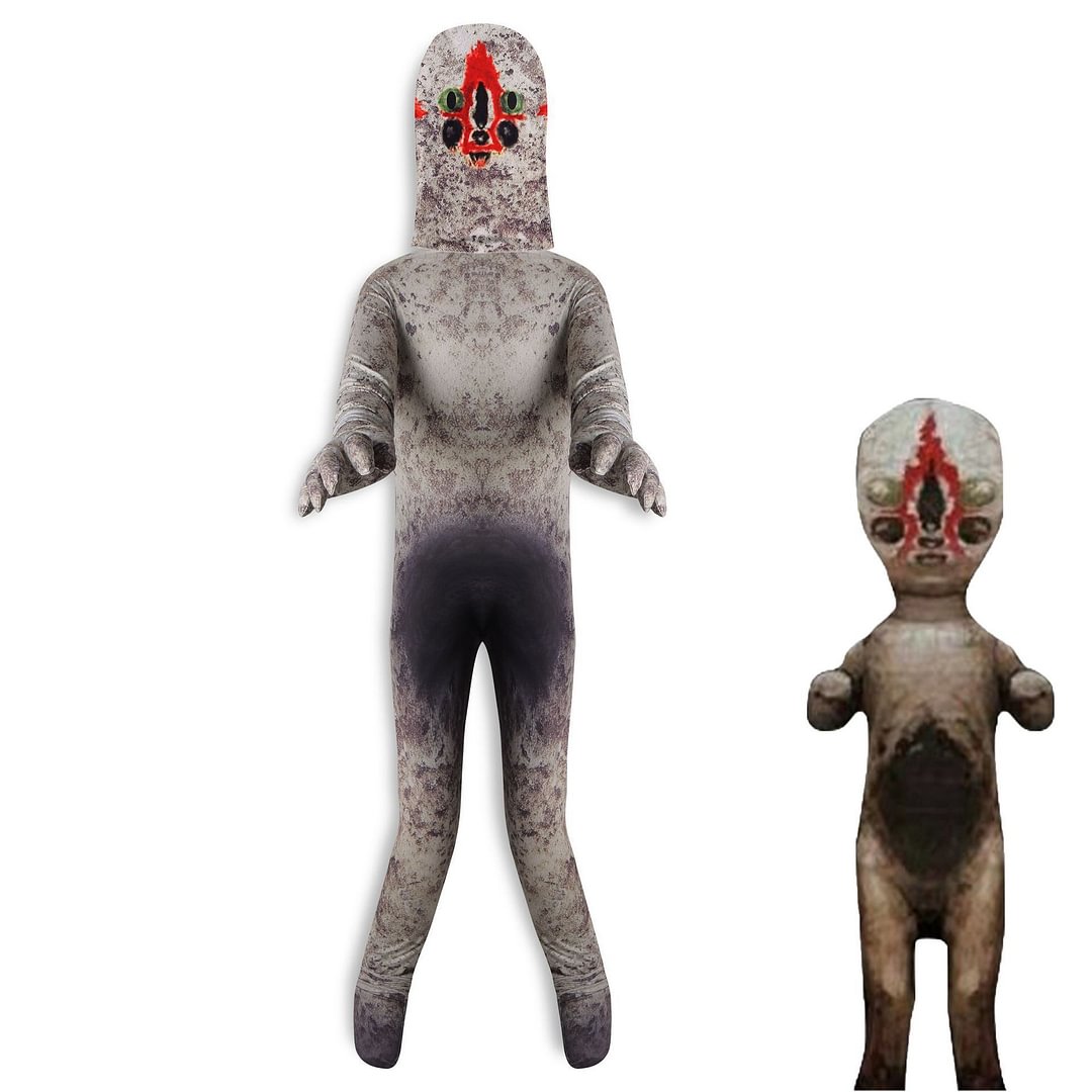 SCP 173 Cosplay Costume Jumpsuit with Mask Outfits