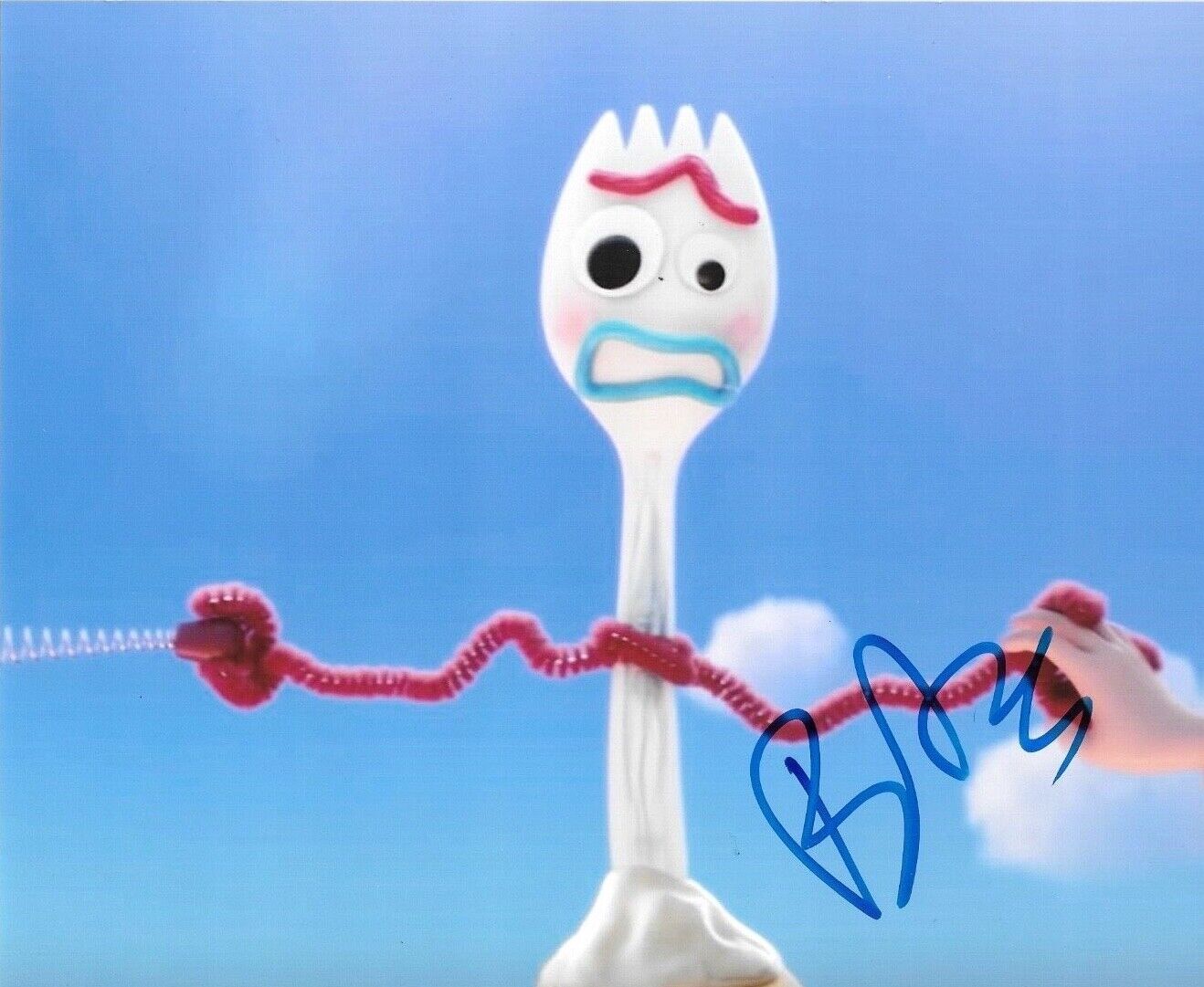 * TONY HALE * signed autographed 8x10 Photo Poster painting * TOY STORY * FORKY * COA * 1