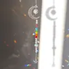 Crystal Wind Chime Tree of Beads Wall Ornaments Home Garden Decor (F)