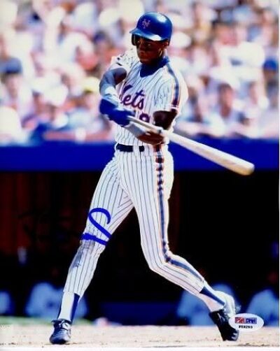 Darryl Strawberry Signed Psa/dna 8x10 Authentic Autograph