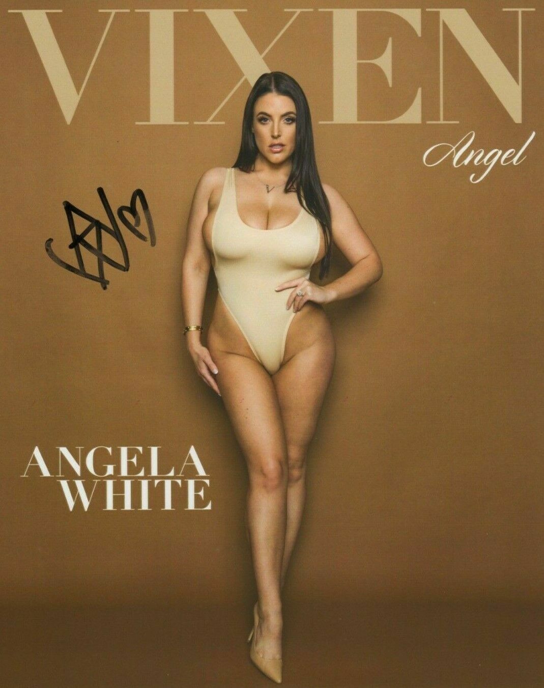 Angela White Autographed Signed 8x10 Photo Poster painting ( Model ) REPRINT