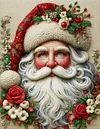 DIY Pearl Painting - Handmade Self - Adhesive Pearls - Santa Claus