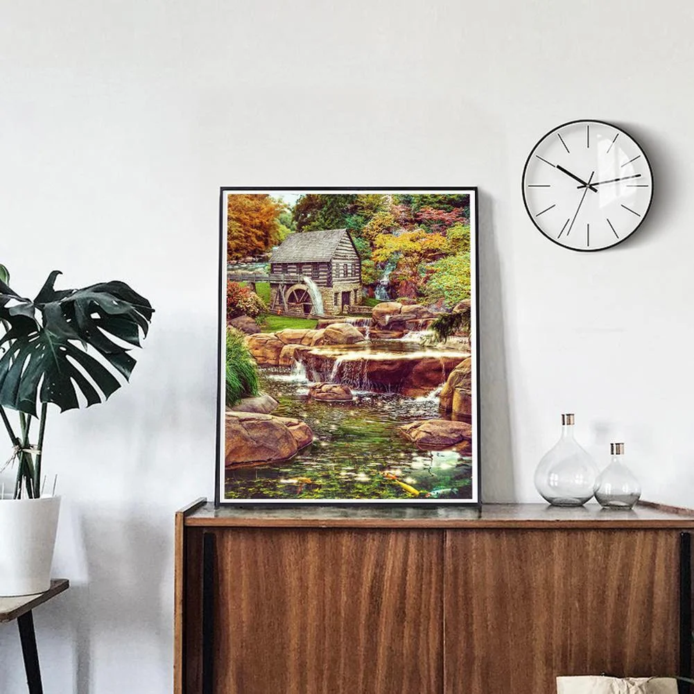 Diamond Painting - Full Round Drill - Country Scenes(25*30cm)