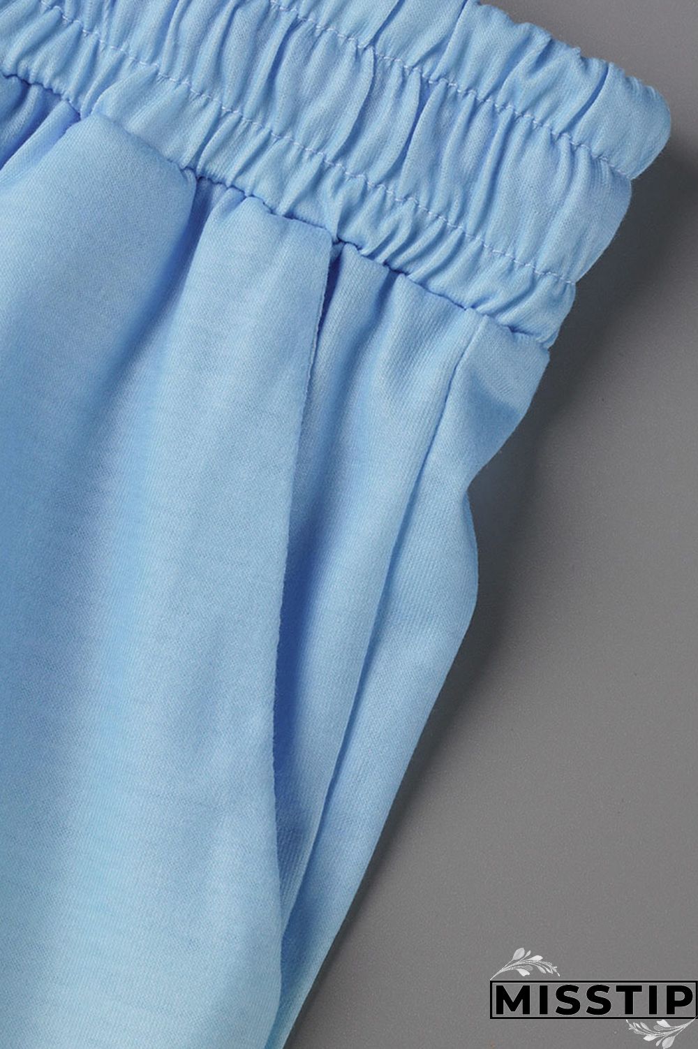 Fluorescent Green Casual Gradual Change Print Patchwork U Neck Sleeveless Two Pieces