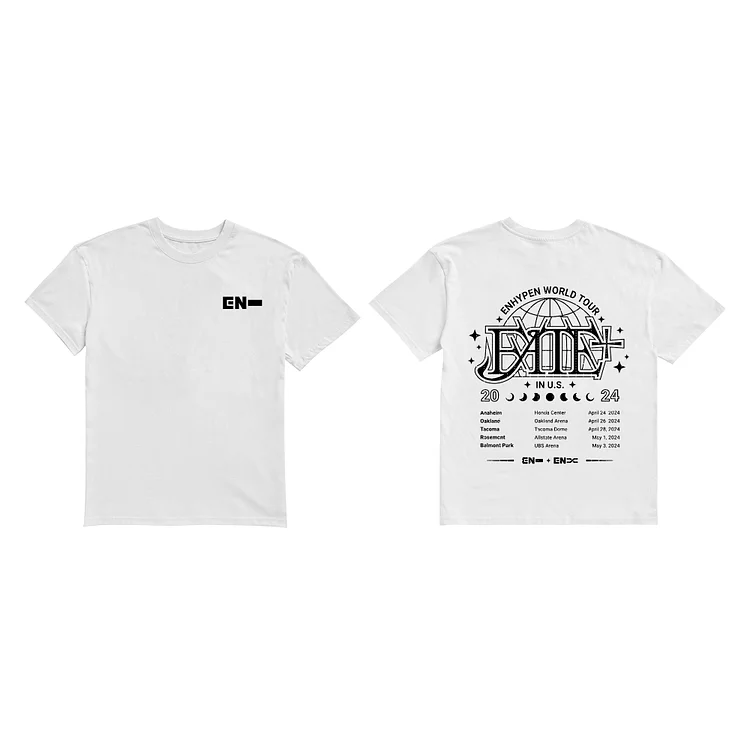 ENHYPEN World Tour FATE PLUS Creative T-Shirt