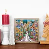 Colorful City House - Partial Special Shaped Diamond Painting 30*30cm