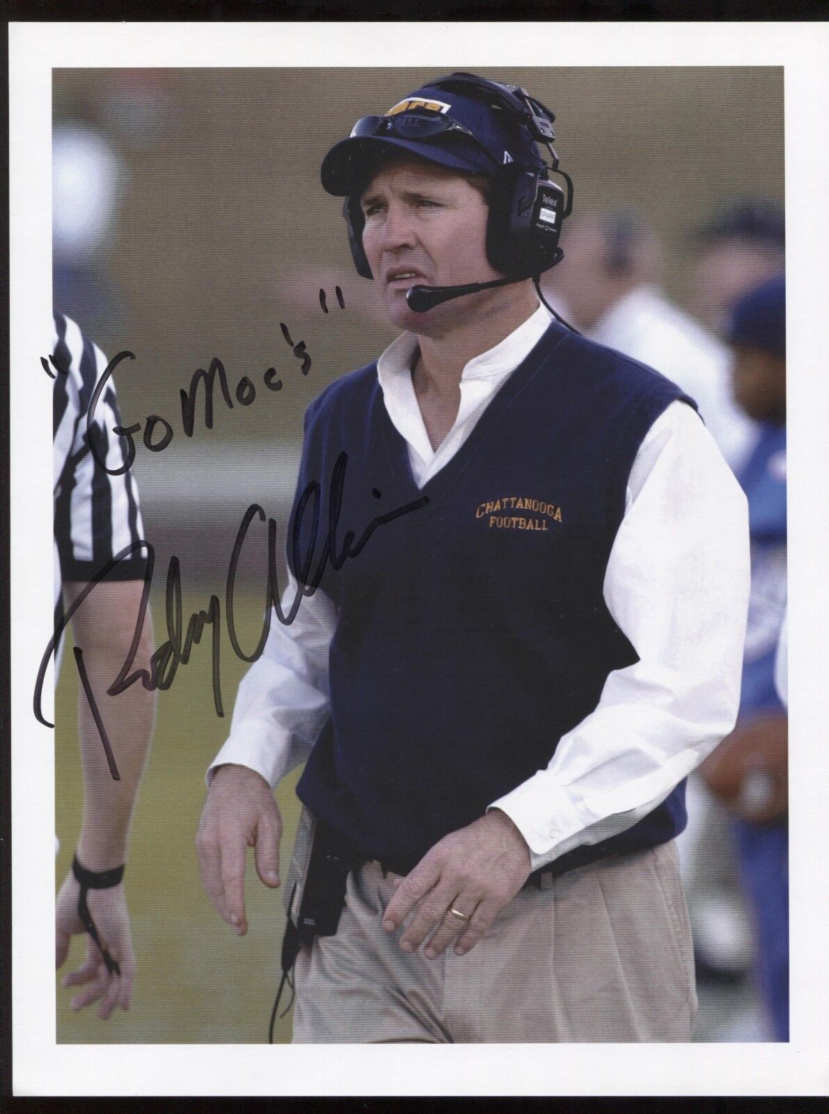 Rodney Allison Signed 8.5 x 11 Photo Poster painting College NCAA Football Coach Autographed